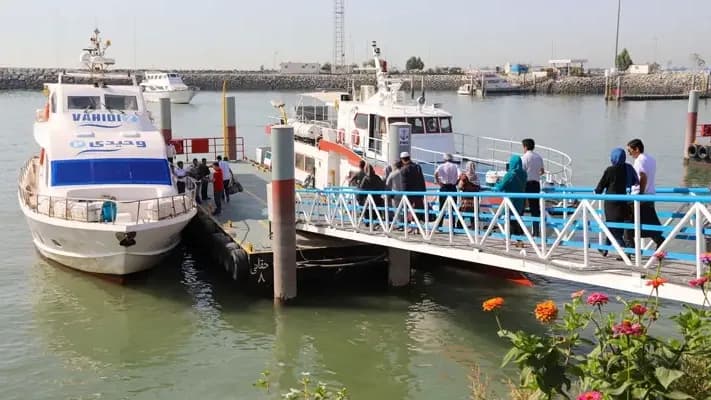 ساعت حرکت شناورهای قشم به بندرعباس و لندیگراف