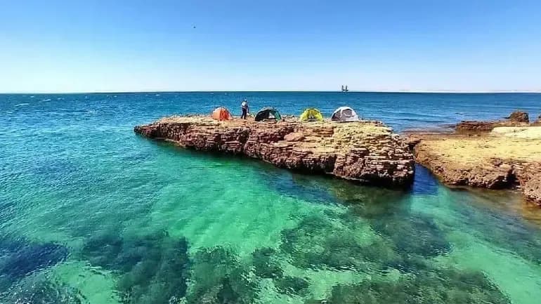 سواحل آرام قشم بعد از عید نوروز ۱۴۰۵