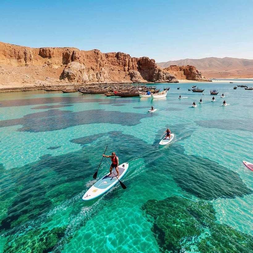 پدل برد (مدرسه غواصی قشم)