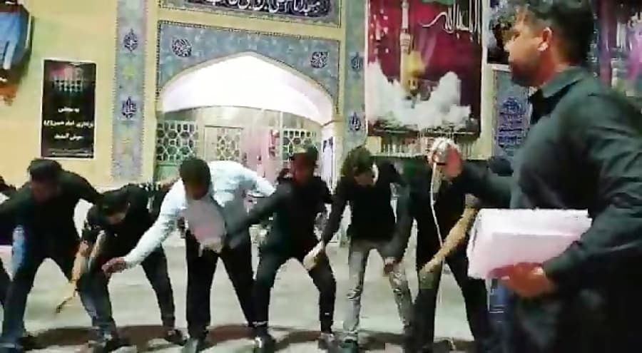 مراسم عزاداری شب هشتم مسجد امام علی (ع) قشم