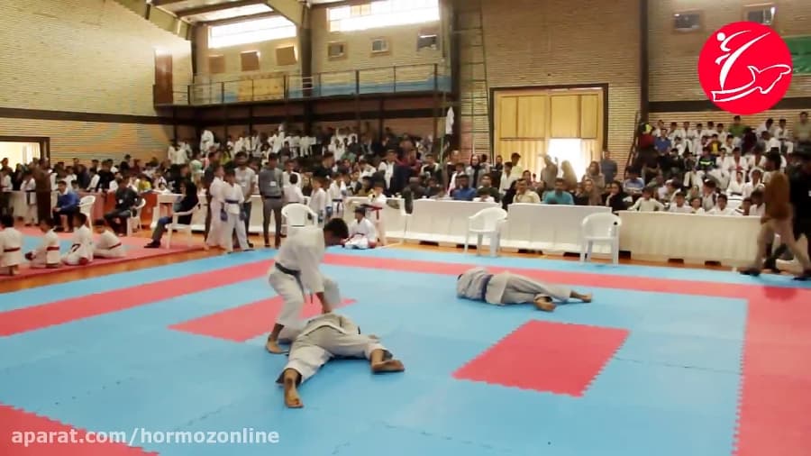 کلیپ مسابقات کاراته قهرمانی استان هرمزگان - جزیره قشم