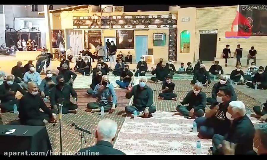 نوحه خوانی شب تاسوعا 99 منبر بالا قشم