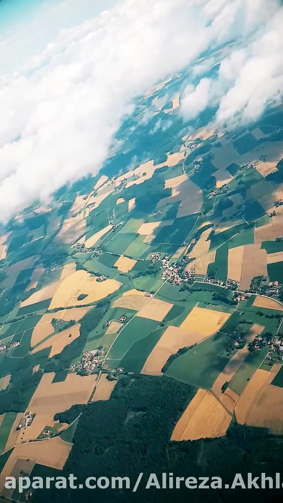 شهر مونیخ آلمان، از بالا، پرواز هواپیمایی ماهان || Munich Airport