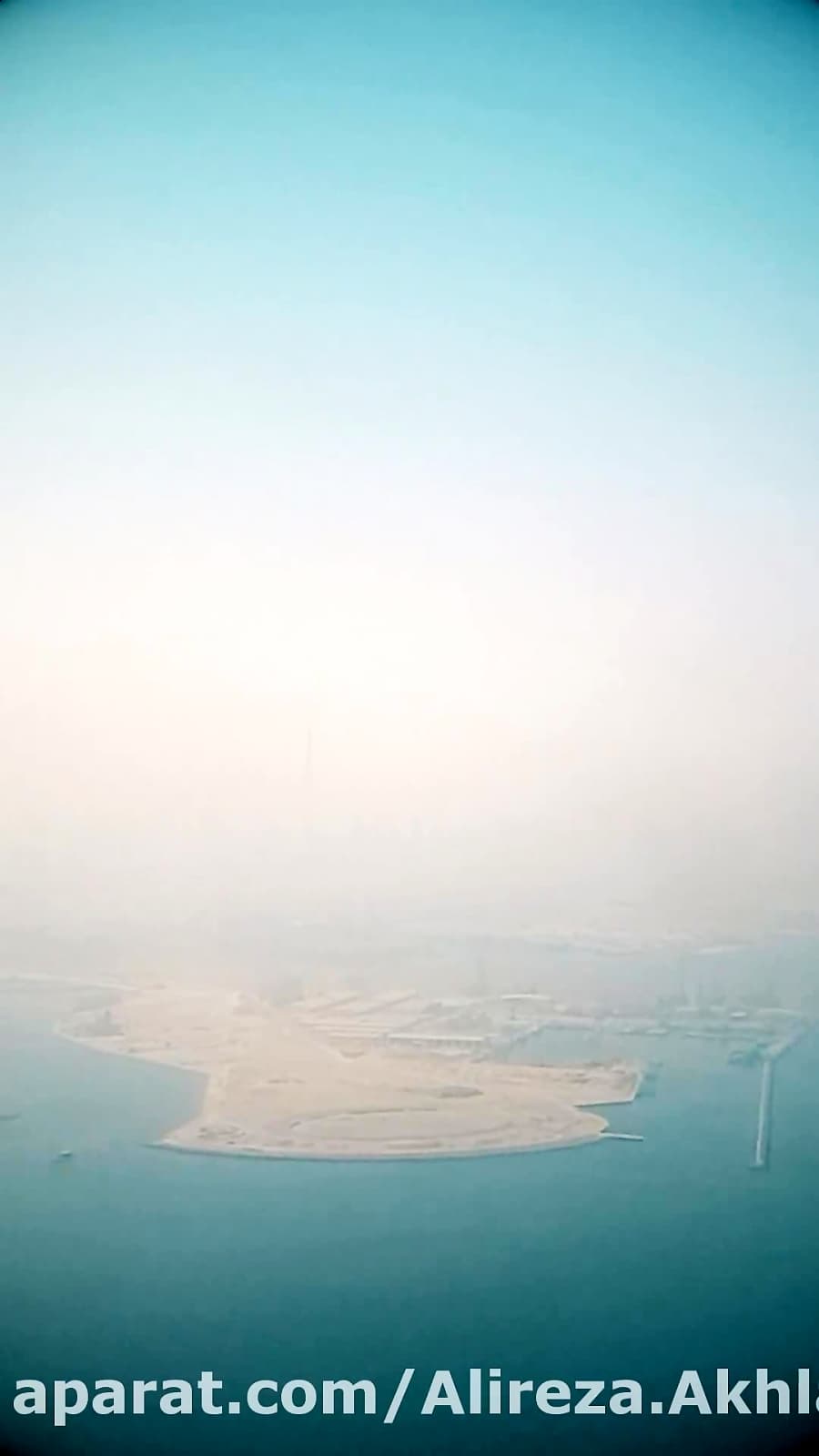 شهر دوبی در غبار و مه || Dubai City