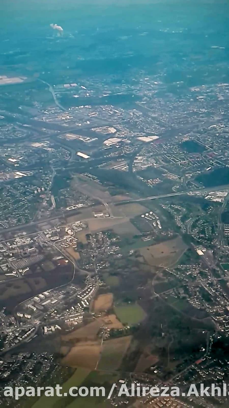 شهر زیبای دوسلدورف آلمان، از بالا || Dusseldorf City from Above