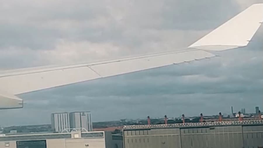 فرود در فرودگاه کپنهاگ دانمارک || Copenhagen Airport, Denmark