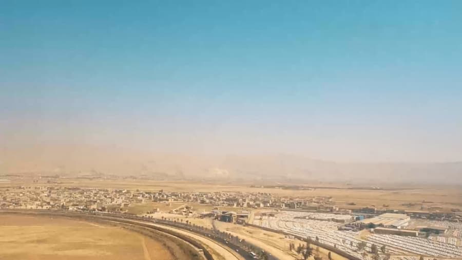 فرود در فرودگاه هاشمی نژاد شیراز، هواپیمای ام دی تابان || TABAN AIR