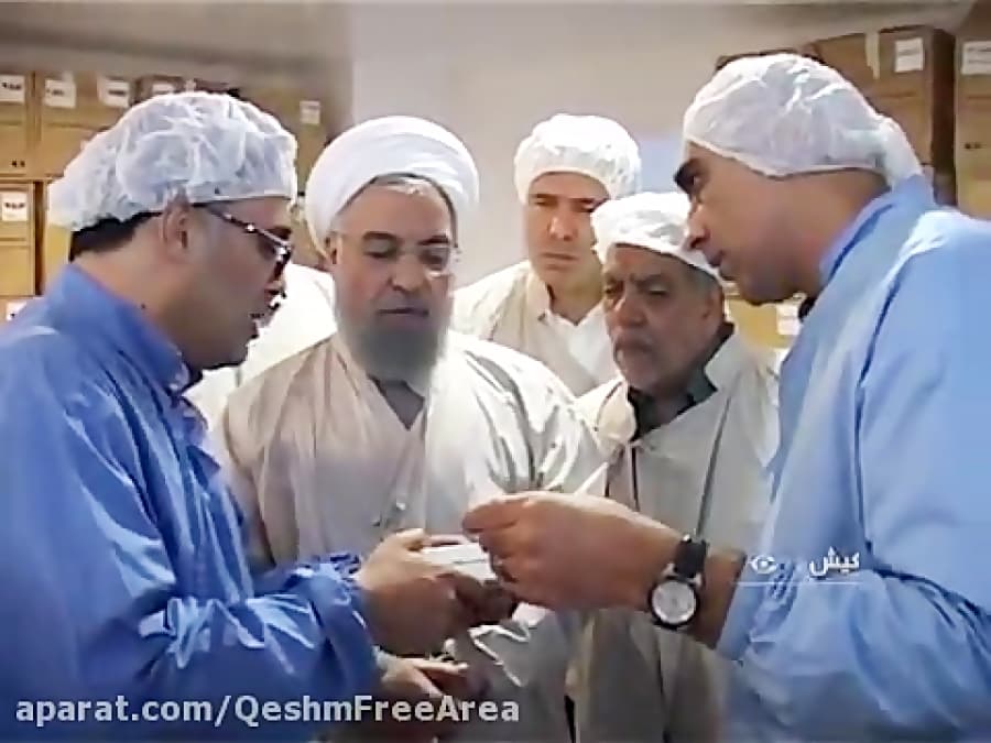 بازدید رییس جمهور از پروژه های منطقه آزاد کیش