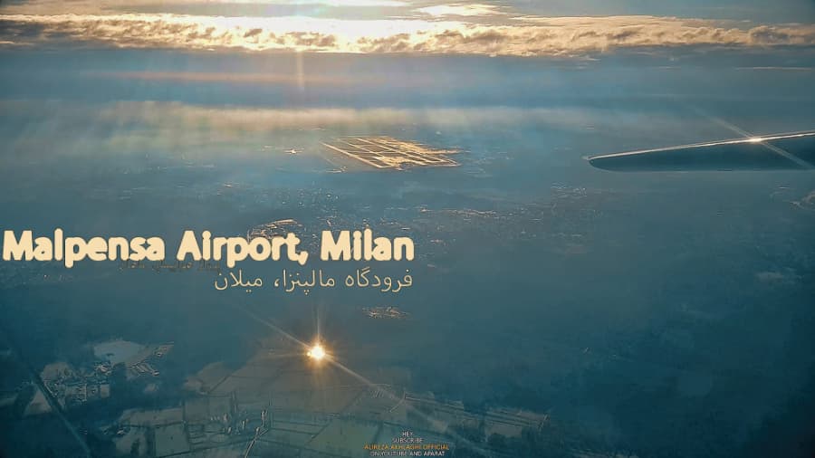 تیک آف ایرباس 340 هواپیمایی ماهان، فرودگاه مالپنزا، میلان || Malpensa Airport