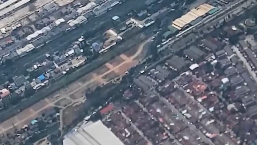 شهر بانکوک از بالا، پرواز هواپیمایی ماهان || Mahan air, Bangkok