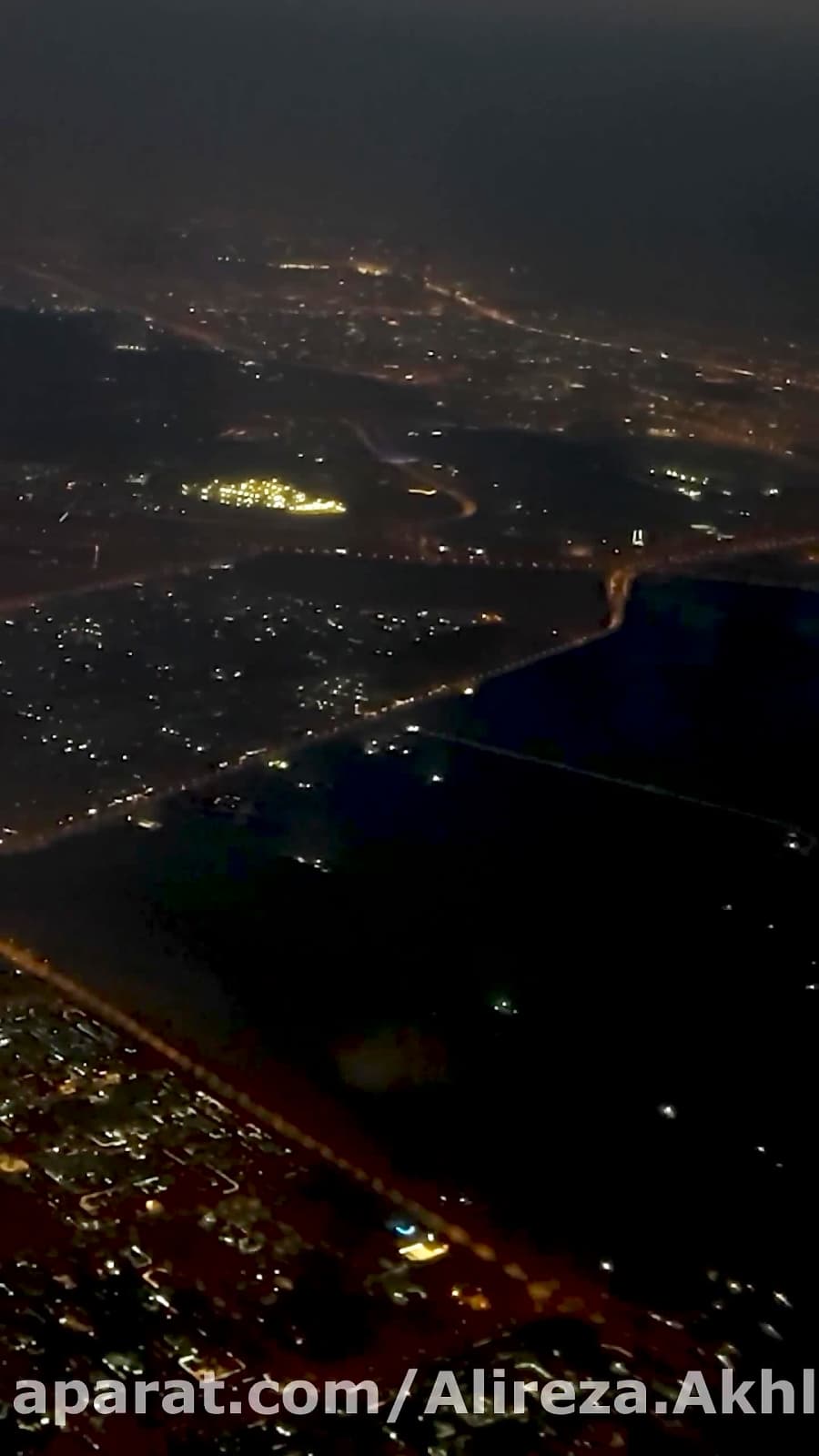 پرواز بر فراز شهر دوبی، ماهان ایر || Night Mood Dubai