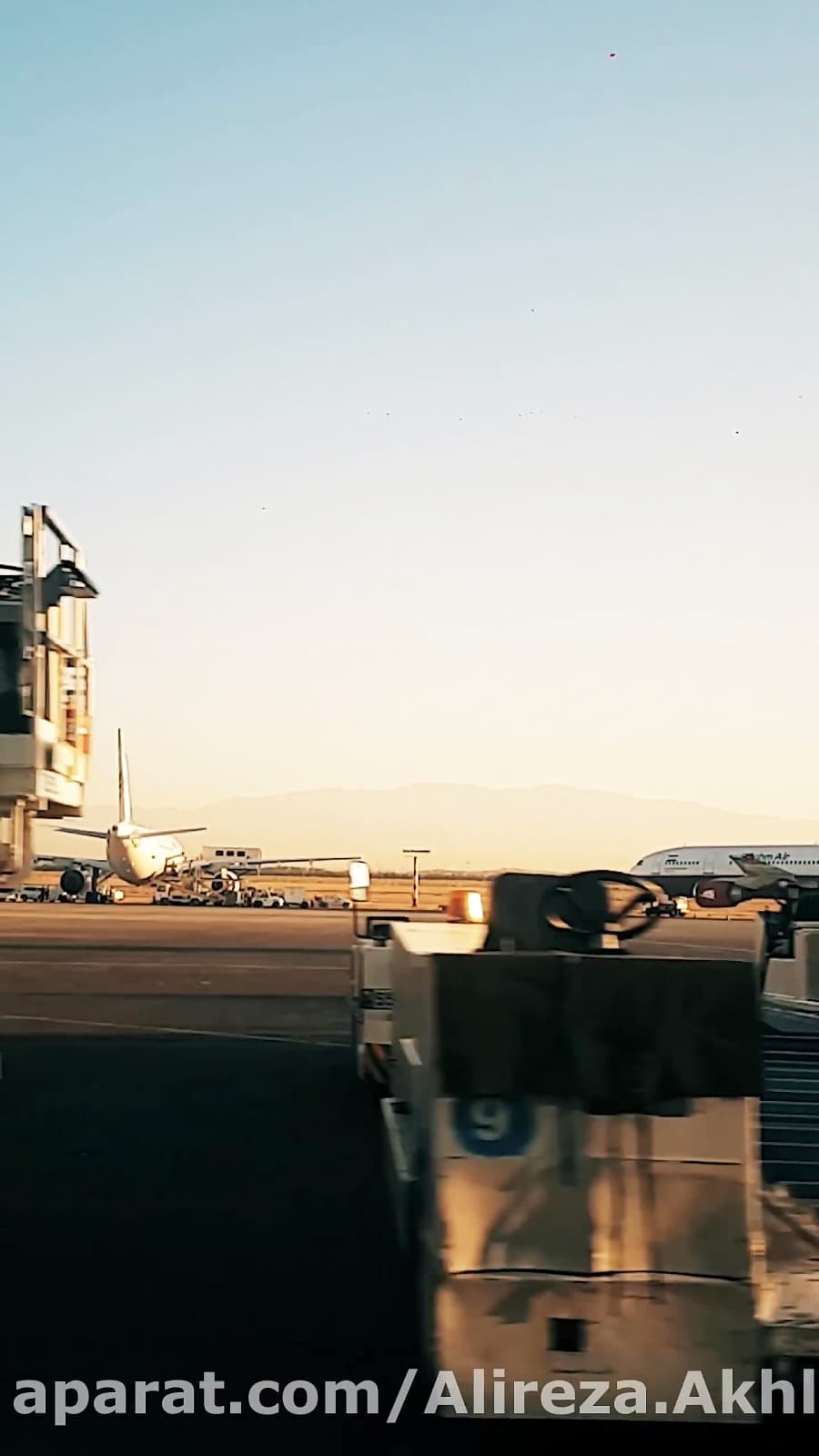 رمپ فرودگاهی فرودگاه امام خمینی تهران || IKA airport