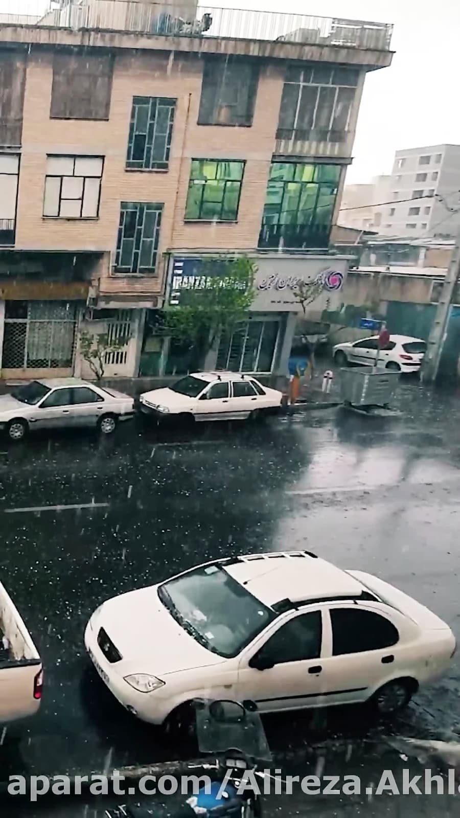 تگرگ شدید در تهران // Heavy hail in Tehran