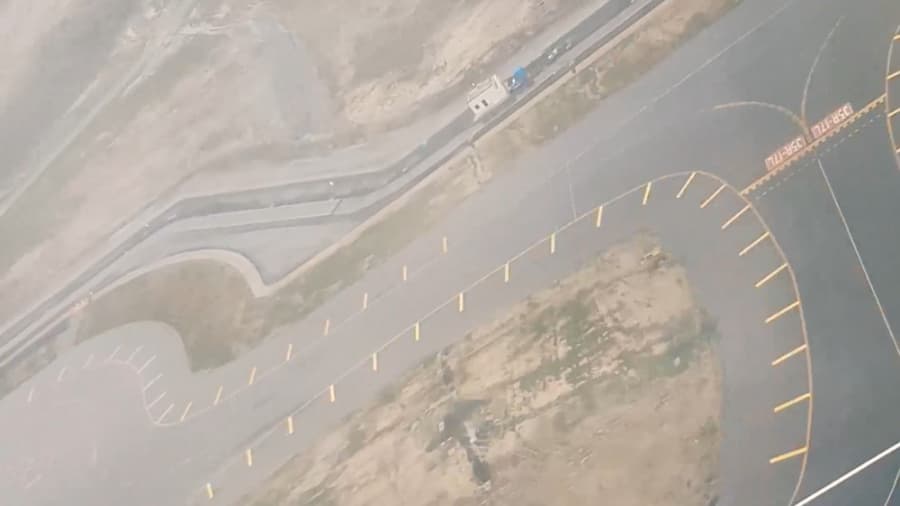 فراز و فرود در فرودگاه استانبول ترکیه، هواپیمایی ماهان //