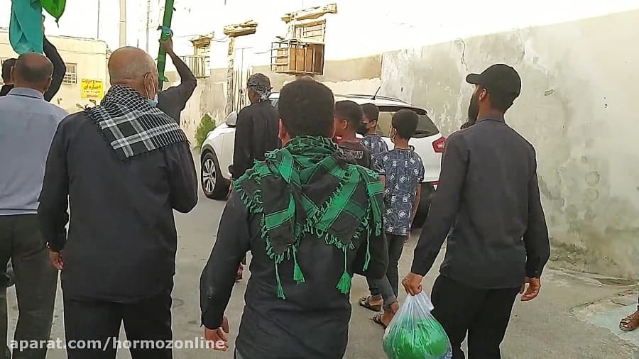 مراسم مذهبی علم شمشیری رمضان ۱۴۰۱