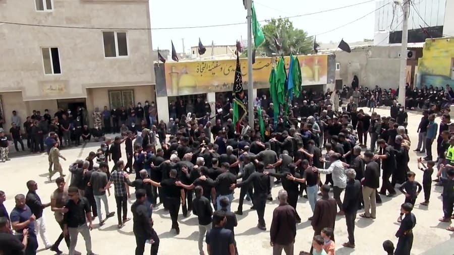 مراسم عزاداری شهادت امام علی علیه السلام جزیره قشم