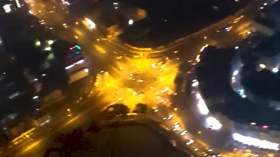 فراز و فرود فرودگاه دوبی، هواپیمایی ماهان //  Dubai in Night Mood