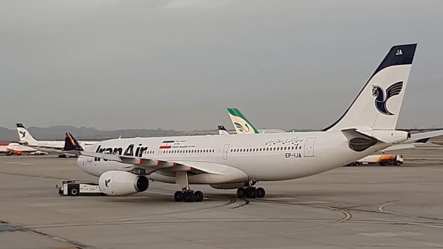تجربه پروازی تهران دوبی // Mahan Air