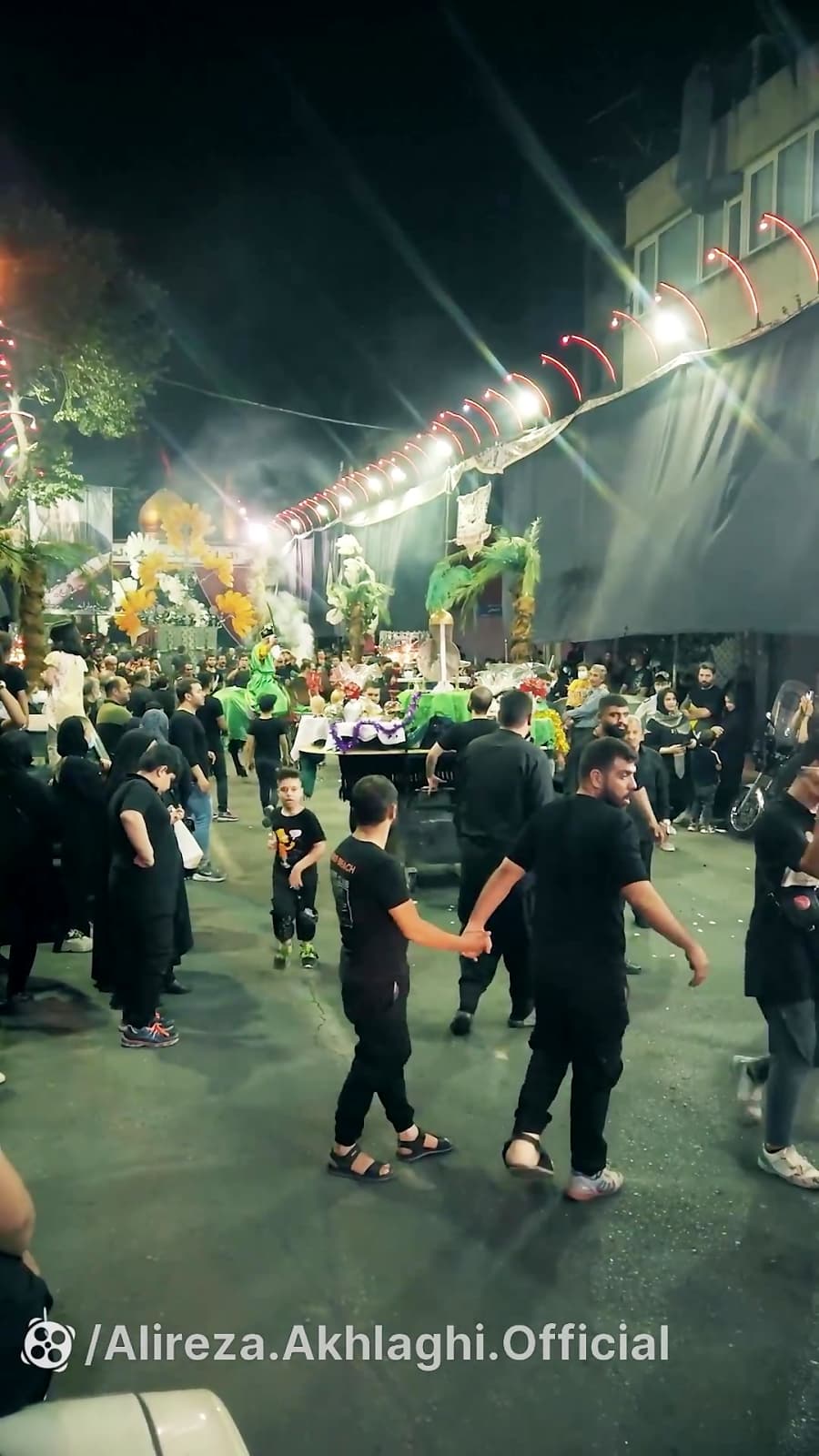 هیئت حسنیه، حسینیه غرب تهران در خیابان قصرالدشت، محرم در ایران 1401