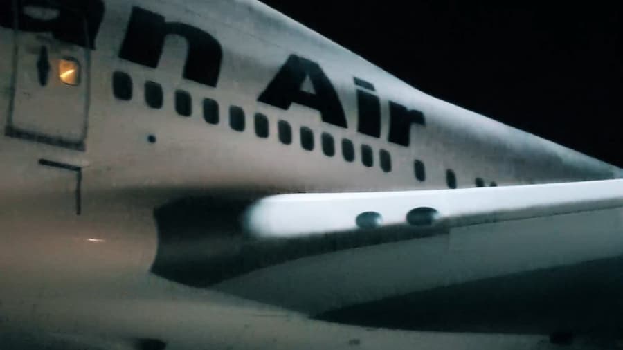 فرود بویینگ 747 هواپیمایی ماهان در فرودگاه امام خمینی تهران // Mahan Air