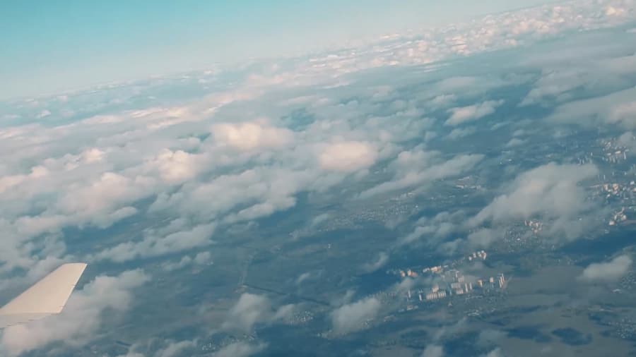 تیک آف (فراز) از فرودگاه مسکو، ماهان ایر // Mahan Air