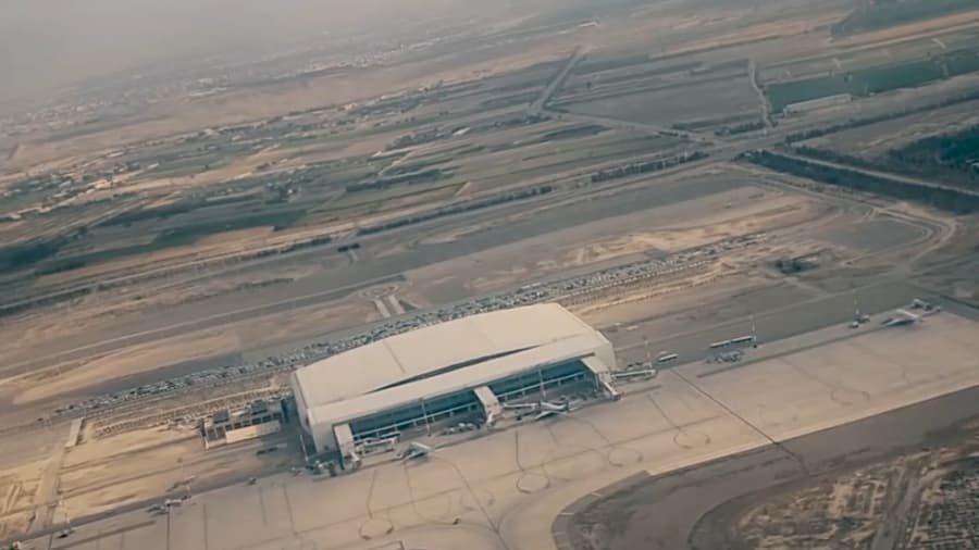 تیک آف از فرودگاه امام خمینی، ترمینال سلام، هواپیمایی ماهان