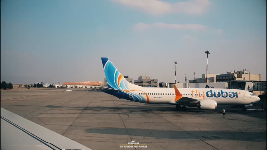ایران ایر و فلای دوبی، فرودگاه امام خمینی تهران // IRAN AIR (HOMA) and FLY DUBAI