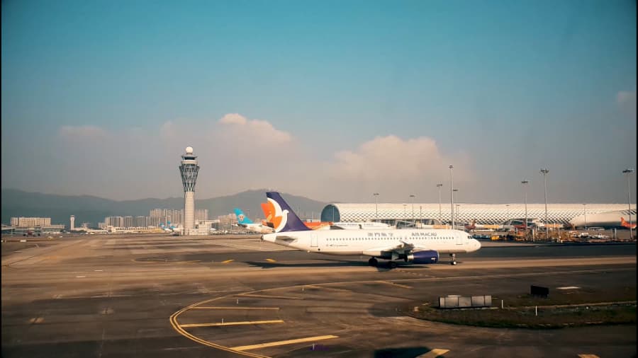 فرودگاه شنزن چین، پرواز هواپیمایی ماهان // Shenzhen Baoan Airport