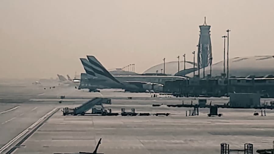 تجربه پروازی، تهران دوبی، فرودگاه امام خمینی تهران به فرودگاه دوبی // Flight