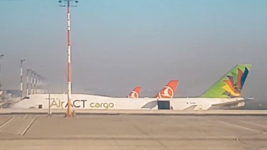 هواپیمای باری Air ATC، فرودگاه استانبول، ترکیه