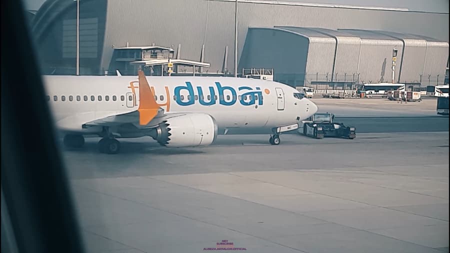 بویینگ 737 مَکس شرکت هواپیمایی فلای دوبی // فرودگاه دوبی