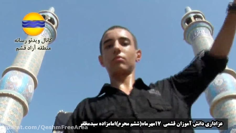 عزاداری دانش آموزان قشمی در امامزاده سید مظفر(ع)-6محرم