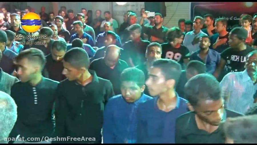 عزاداری ششمین روز محرم در مسجد امام رضا (ع) قشم