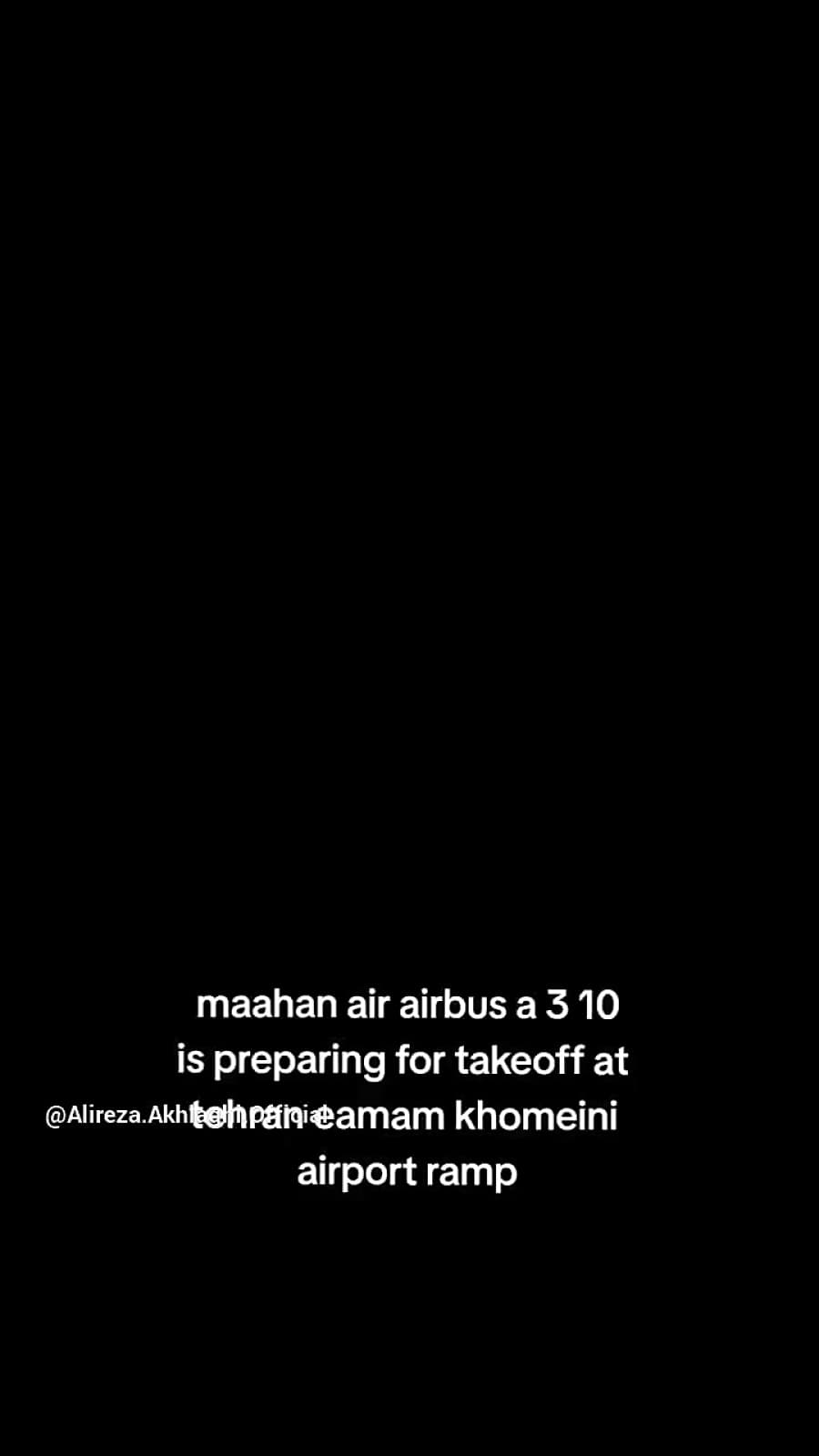 ایرباس 310 هواپیمایی ماهان // فرودگاه امام خمینی تهران