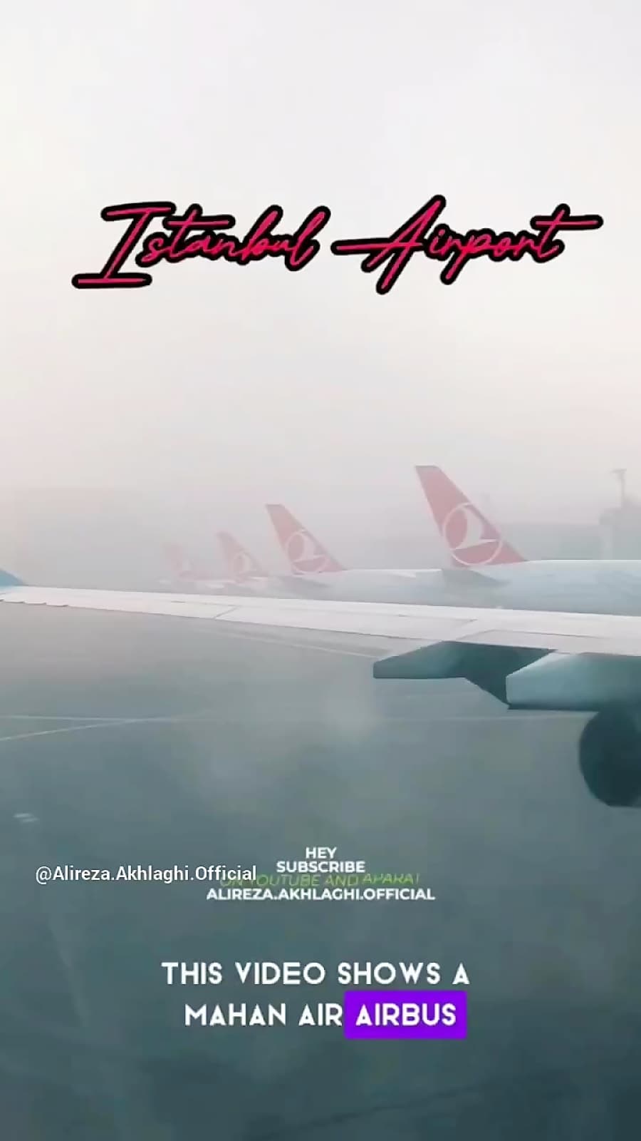 رسیدیم فرودگاه استانبول // هواپیمایی ماهان