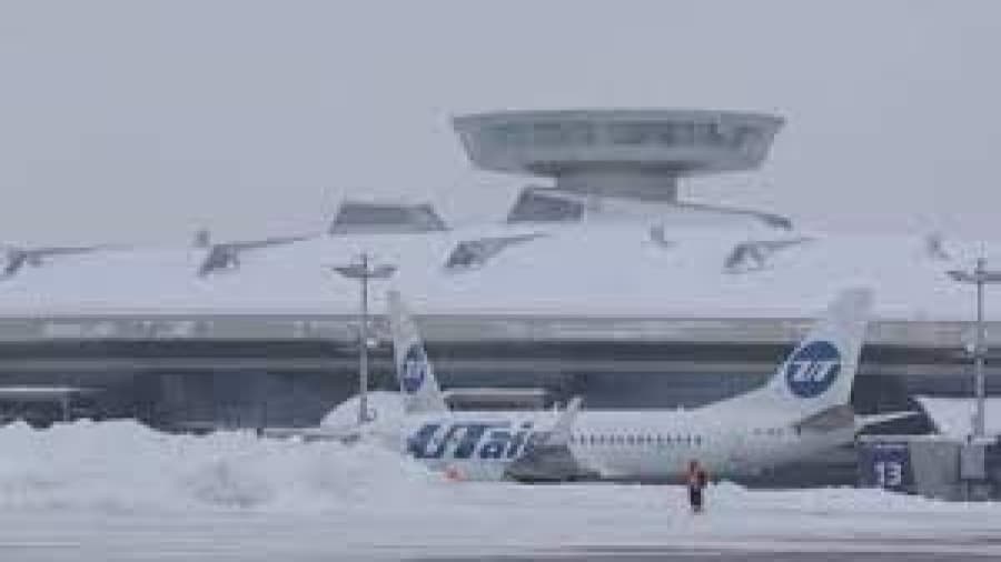فرودگاه ونوکوو مسکو تو زمستون // هواپیمایی ماهان