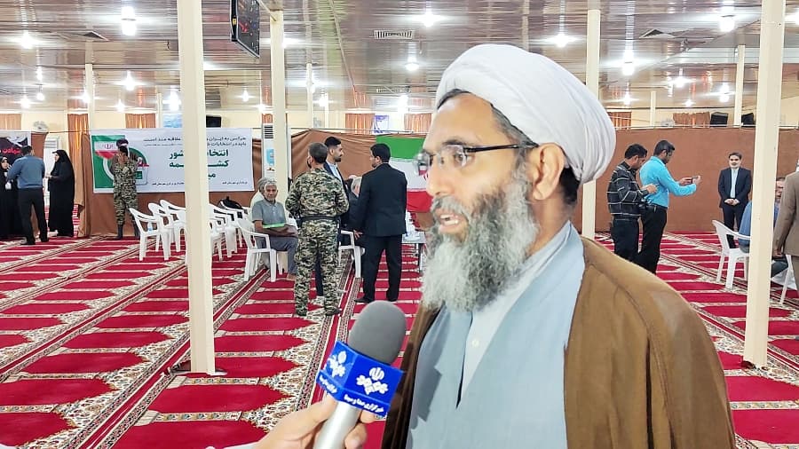 محکومیت حادثه تروریستی کرمان توسط امام جمعه قشم