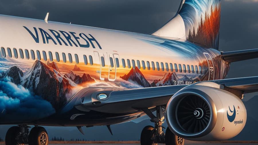 بویینگ 737 شرکت هواپیمایی وارش // Varesh Airlines Boeing 737