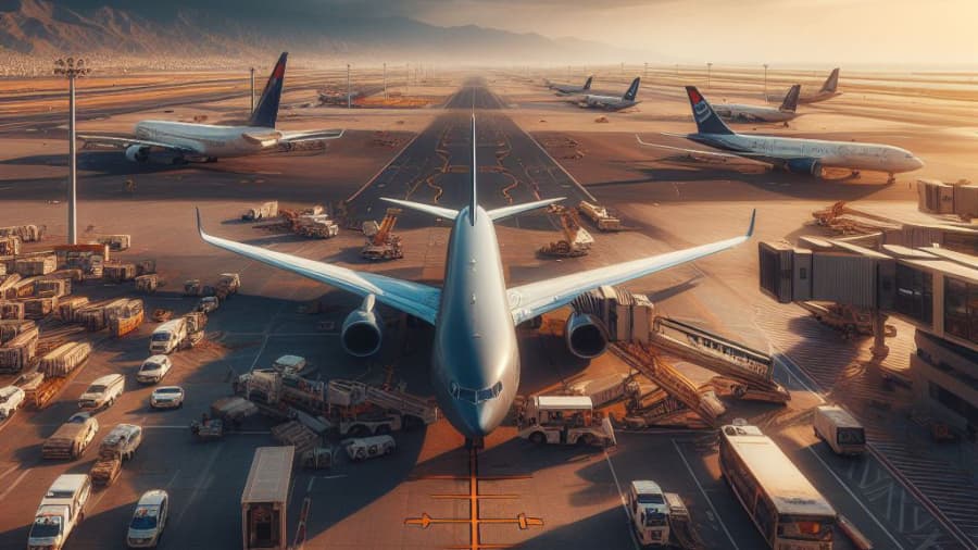 رمپ فرودگاه بین المللی امام خمینی تهران