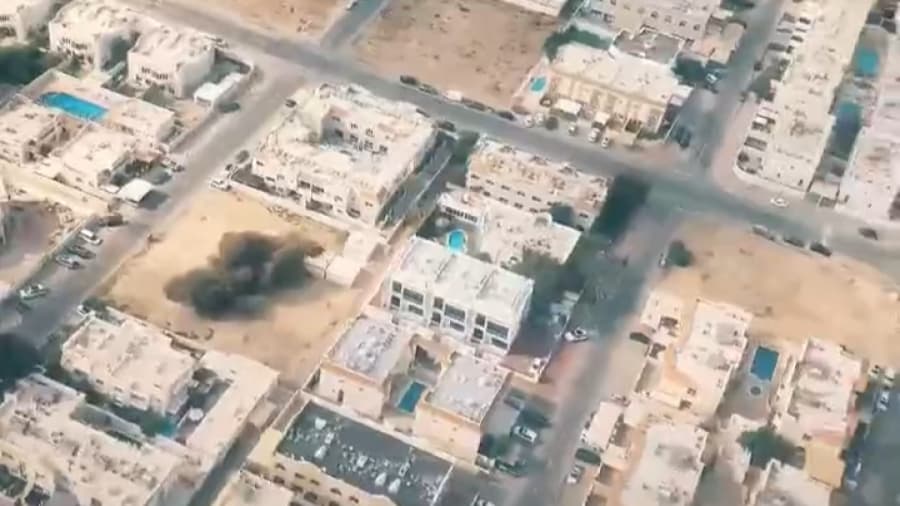 زیبایی های شهر دوبی از بالا، فرود در فرودگاه دوبی، امارات