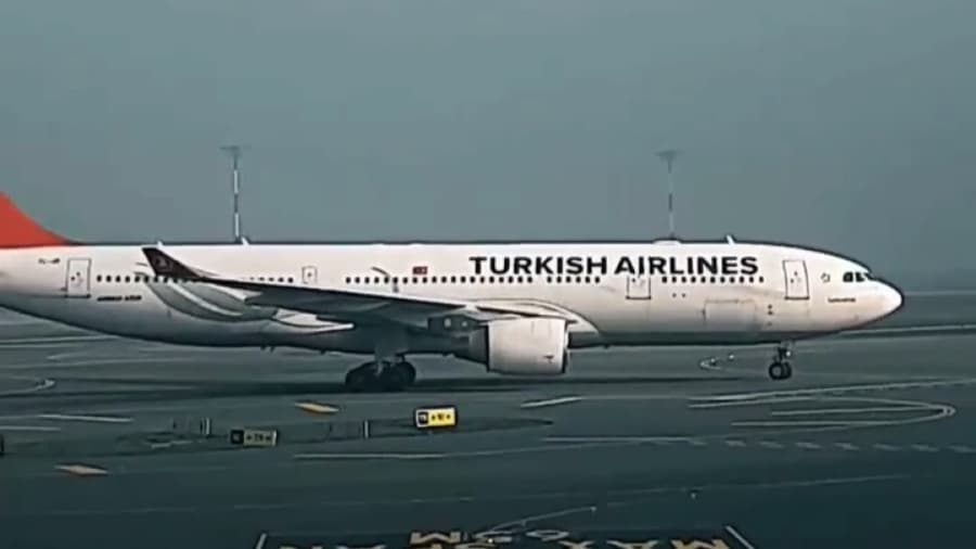 ایرباس 330 شرکت هواپیمایی ترکیش (ترکیش ایرلاینز) // فرودگاه استانبول ترکیه