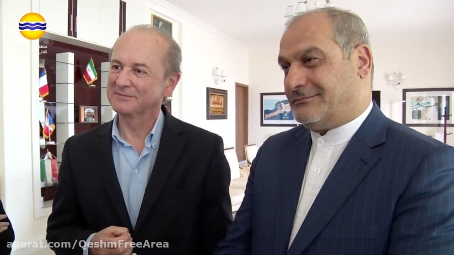 نشست مدیرعامل سازمان منطقه آزاد قشم با سفیر فرانسه