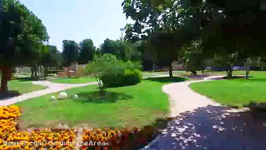 معرفی فعالیت های سازمان منطقه آزاد قشم در حوزه فضای سبز