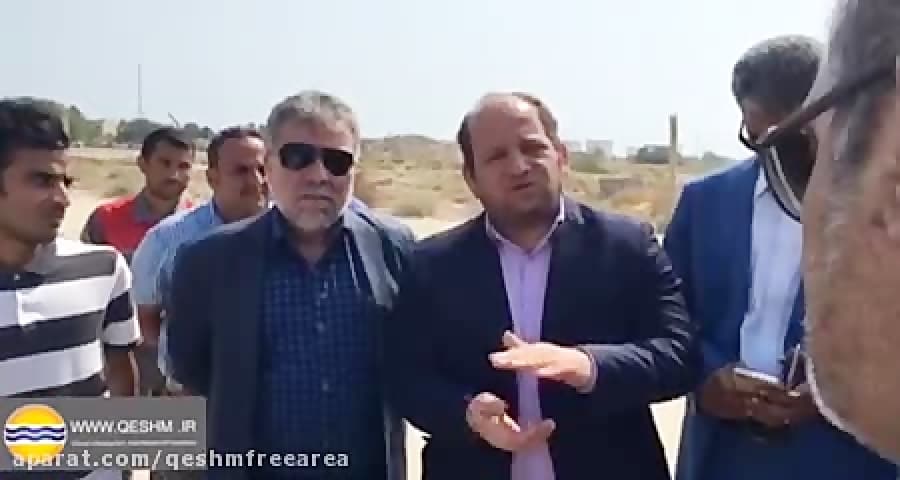 بازدید مدیرعامل منطقه آزاد قشم از شهرک فرهنگیان طولا