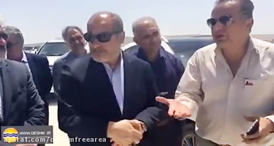 بازدیدمدیرعامل منطقه آزادقشم ازنیروگاه سیکل ترکیبی قشم