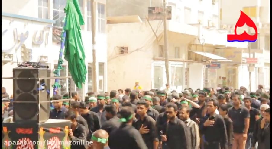 دسته های سینه زنی جزیره قشم در تاسوعای 96