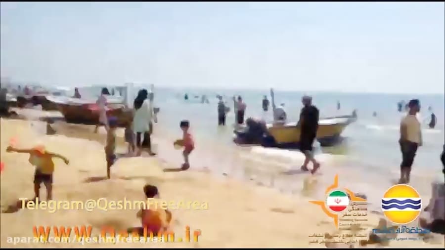 پارک زیتون قشم رنگارنگ تر از همیشه با چادرهای مسافرتی