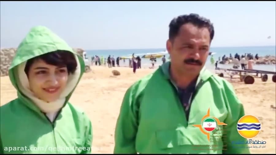 مسافران نوروزی قشم سرگرم تفریح و تفرج شاتل عالی بود