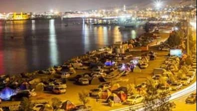 شبهای زنده و پرنور ساحل قشم