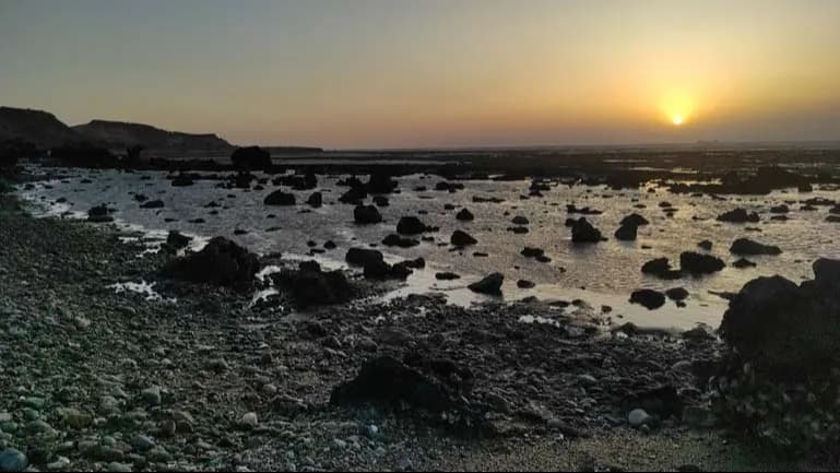 نمای هوایی از ژئوسایتهای ژئوپارک قشم